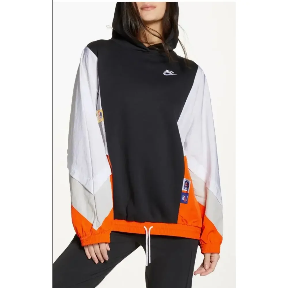 Nike Sportswear Vintage Icon Clash Colorblock Windbreaker Hoodie – XS - Picture 2 of 7